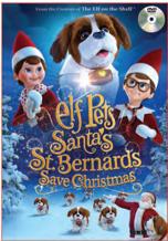 Cover image of the movie Elf Pets: Santa's St. Bernards Save Christmas (2018)