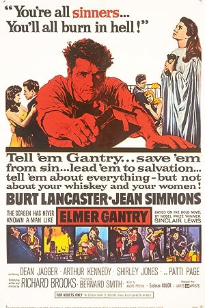 Cover image of the movie Elmer Gantry (1960)