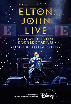 Cover image of the movie Elton John Live: Farewell from Dodger Stadium (2022)