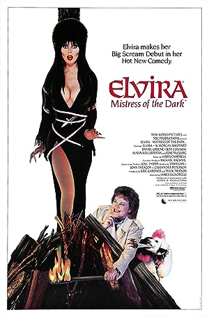 Cover image of the movie Elvira: Mistress of the Dark (1988)