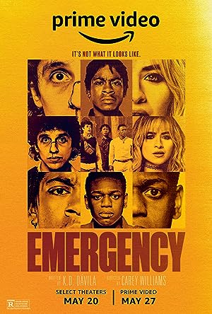 Cover image of the movie Emergency (2022)