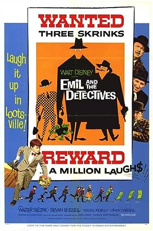 Cover image of the movie Emil and the Detectives (1964)