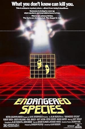 Cover image of the movie Endangered Species (1982)