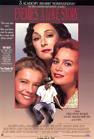 Cover image of the movie Enemies, A Love Story (1989)