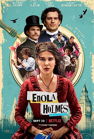 Cover image of the movie Enola Holmes (2020)