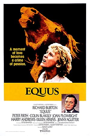 Cover image of the movie Equus (1977)