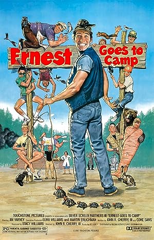 Cover image of the movie Ernest Goes to Camp (1987)