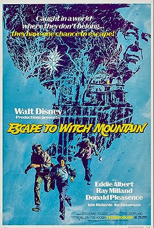 Cover image of the movie Escape to Witch Mountain (1975)