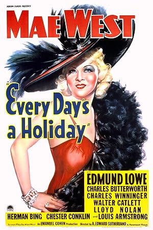 Cover image of the movie Every Day's a Holiday (1937)