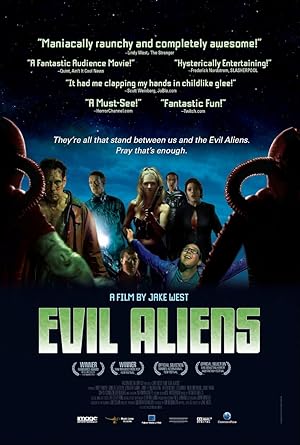Cover image of the movie Evil Aliens (2005)