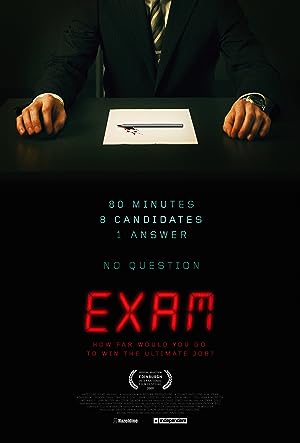 Cover image of the movie Exam (2009)