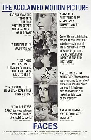 Cover image of the movie Faces (1968)