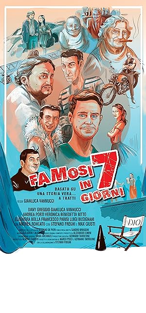 Cover image of the movie Famous in 7 Days (2019)