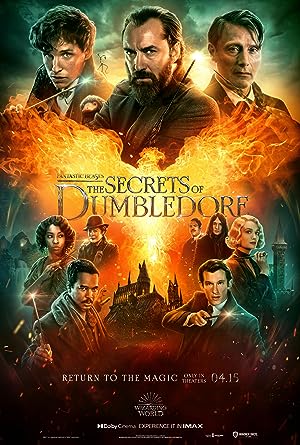 Cover image of the movie Fantastic Beasts: The Secrets of Dumbledore (2022)