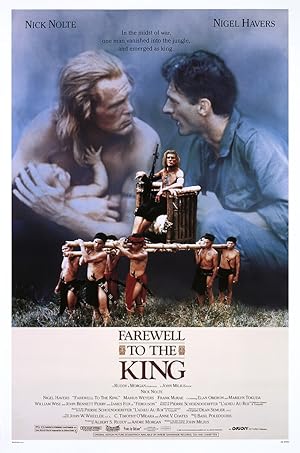 Cover image of the movie Farewell to the King (1989)