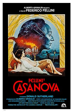 Cover image of the movie Fellini's Casanova (1976)
