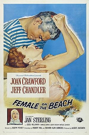 Cover image of the movie Female on the Beach (1955)