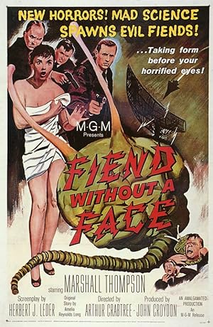 Cover image of the movie Fiend Without a Face (1958)
