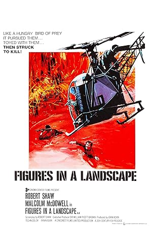 Cover image of the movie Figures in a Landscape (1970)