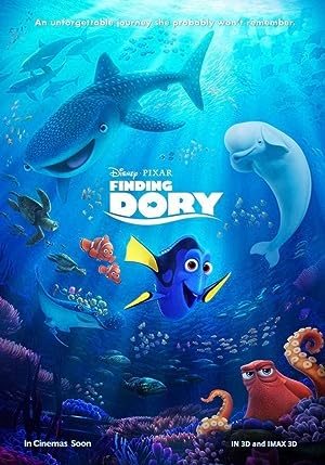 Cover image of the movie Finding Dory (2016)