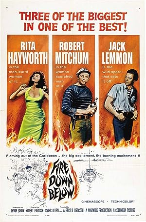 Cover image of the movie Fire Down Below (1957)