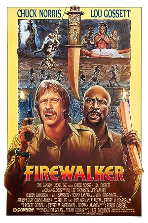 Cover image of the movie Firewalker (1986)