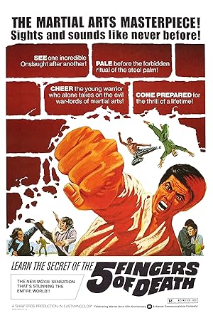 Cover image of the movie Five Fingers of Death (1972)
