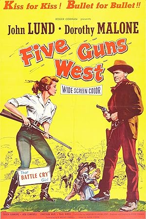 Cover image of the movie Five Guns West (1955)