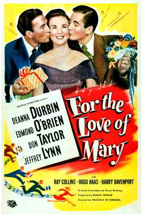 Cover image of the movie For the Love of Mary (1948)
