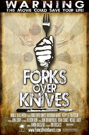 Cover image of the movie Forks Over Knives (2011)