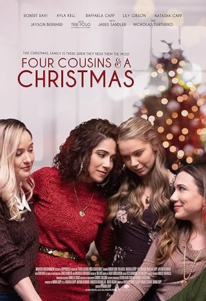 Cover image of the movie Four Cousins & a Christmas (2021)