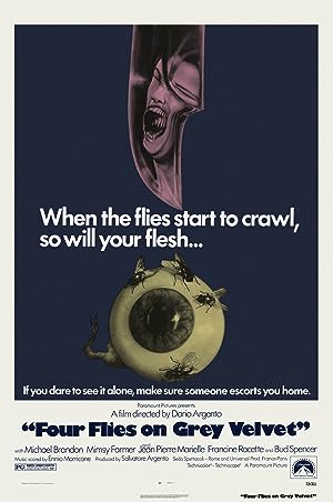 Cover image of the movie Four Flies on Grey Velvet (1971)