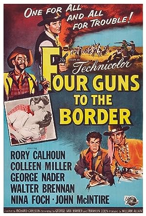 Cover image of the movie Four Guns to the Border (1954)