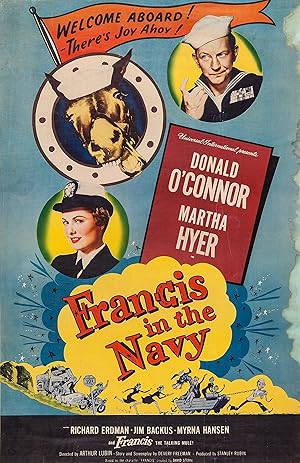 Cover image of the movie Francis in the Navy (1955)
