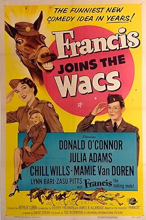 Cover image of the movie Francis Joins the WACS (1954)