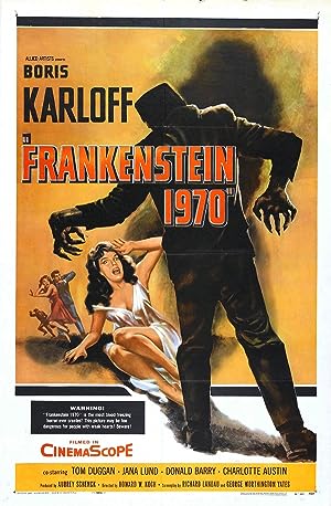 Cover image of the movie Frankenstein 1970 (1958)