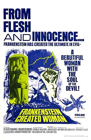 Cover image of the movie Frankenstein Created Woman (1967)