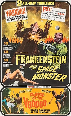 Cover image of the movie Frankenstein Meets the Spacemonster (1965)
