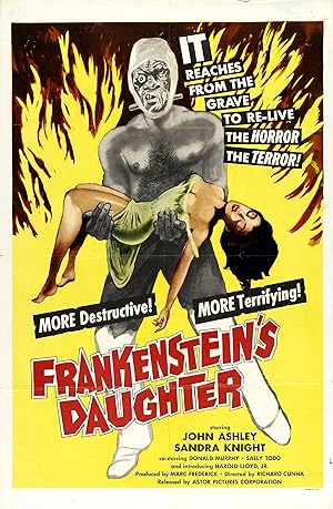 Cover image of the movie Frankenstein's Daughter (1958)