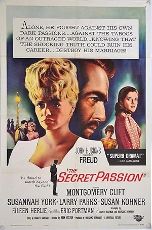 Cover image of the movie Freud (1962)