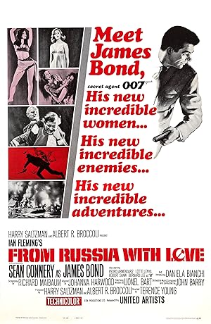 Cover image of the movie From Russia with Love (1963)