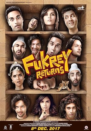 Cover image of the movie Fukrey Returns (2017)