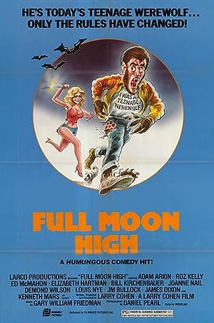 Cover image of the movie Full Moon High (1981)