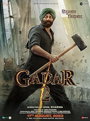 Cover image of the movie Gadar 2 (2023)