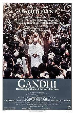 Cover image of the movie Gandhi (1982)