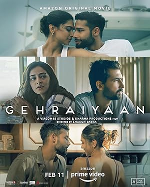 Cover image of the movie Gehraiyaan (2022)