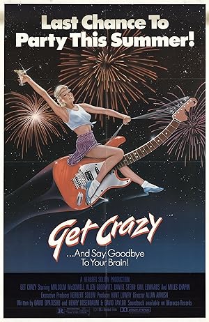 Cover image of the movie Get Crazy (1983)