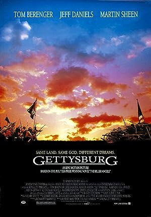 Cover image of the movie Gettysburg (1993)