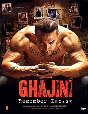 Cover image of the movie Ghajini (2008)