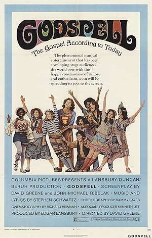 Cover image of the movie Godspell (1973)